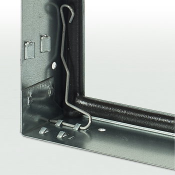 Preview: Aufnahmerahmen - verzinkes Stahlblech - 305 x 610 x 72 mm