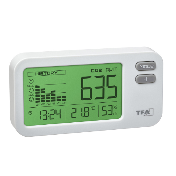CO2-Monitor AIRCO2NTROL COACH, 105x33x56mm