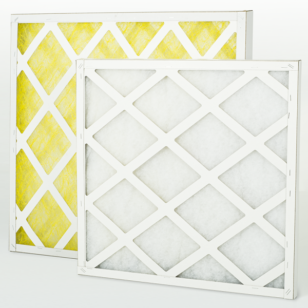 Filterzelle Synthetik - Güteklasse G4 - 395 x 622 x 48 mm - Papprahmen