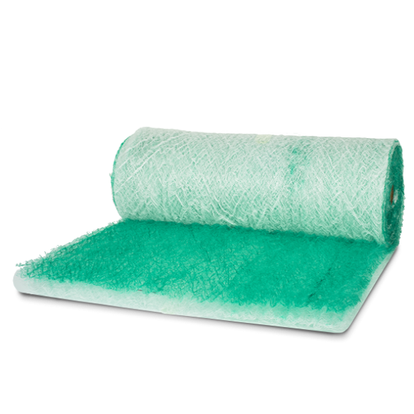 Farbnebelabscheidematte Paint Stop Grün - Güteklasse G4 - 20 x 2,00 m