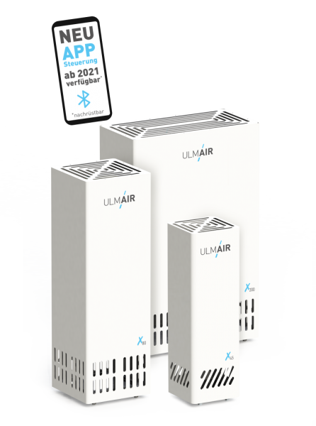 Profi Luftreiniger AS-X45 mit HEPA Filter H14 Technologie - gegen Viren und Bakterien