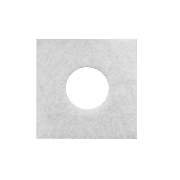 50 Stück Ersatzfilter für Badlüfter - Limodor F/D Art-Nr. 00012 für Lüfterserie F/C- 180x180mm Mittelloch 70mm - Güteklasse G3