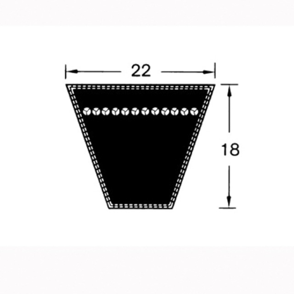 Hochleistungs-Schmalkeilriemen Profil SPC - DIN 7753 Teil 1 / ISO 4184